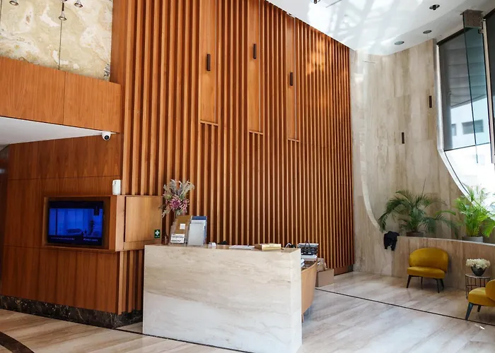 360 Heights, Gym & Pool Apartmán Nikósie